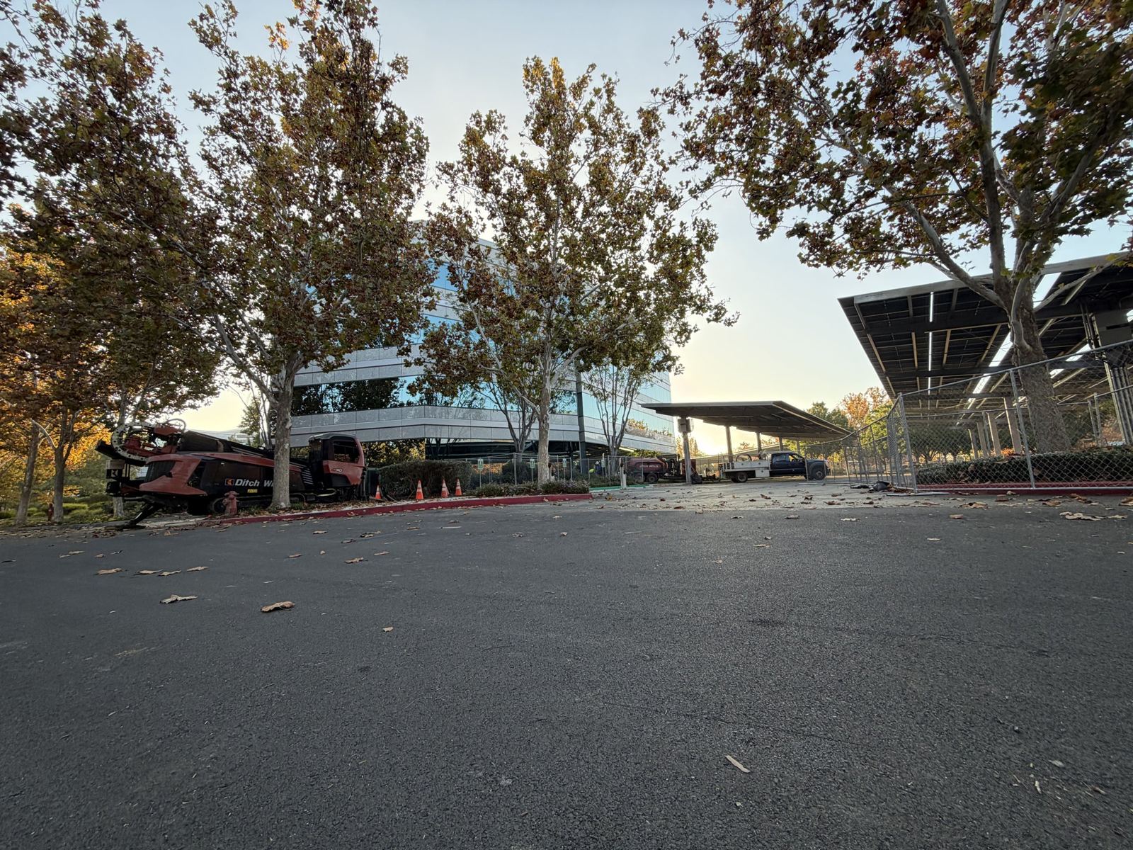 Restored parking lot — Pleasanton
