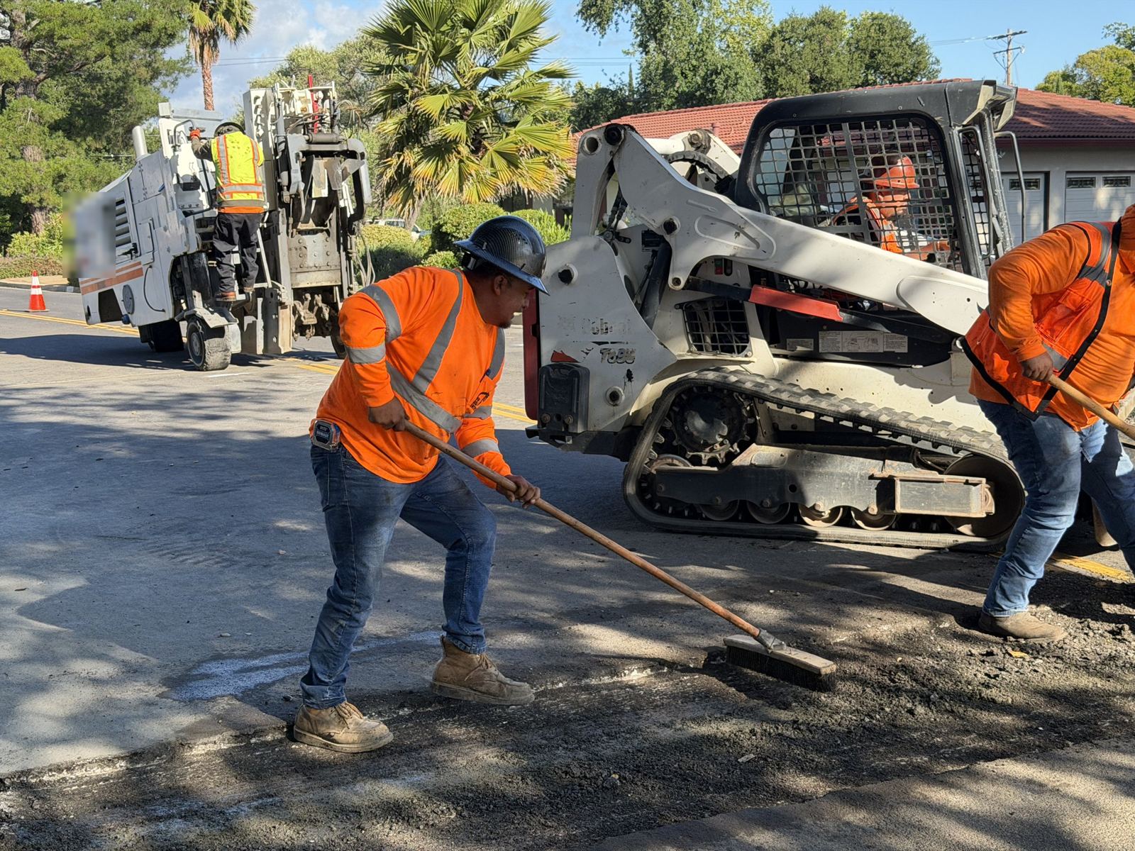 Prepping the grind before paving